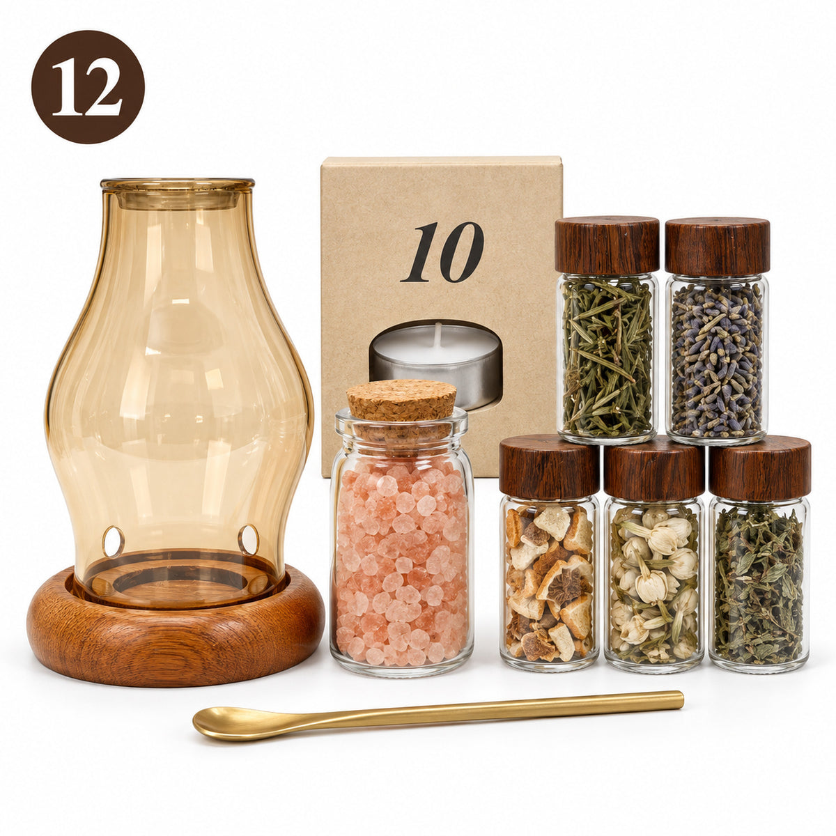 Himalayan Pink Salt Heat Buffer & Botanical Warming Sets