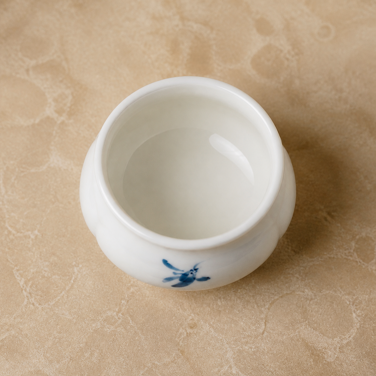Blue Orchid Ceramic Incense Burner