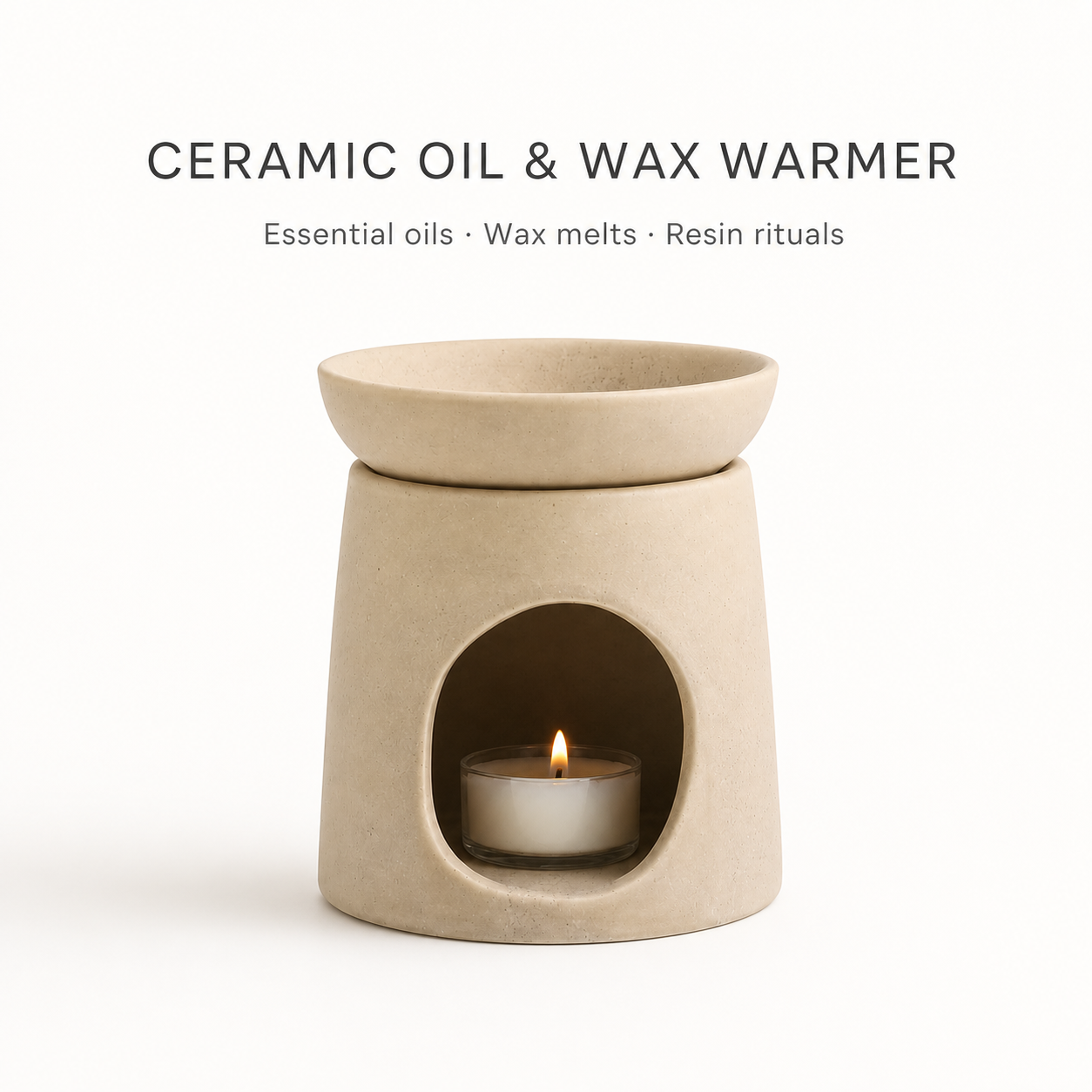 Ceramic Essential Oil & Wax Melt Warmer
