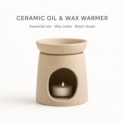 Ceramic Essential Oil & Wax Melt Warmer