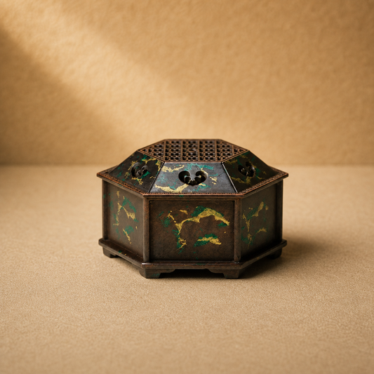 Ruyi Hexagonal Incense Burner