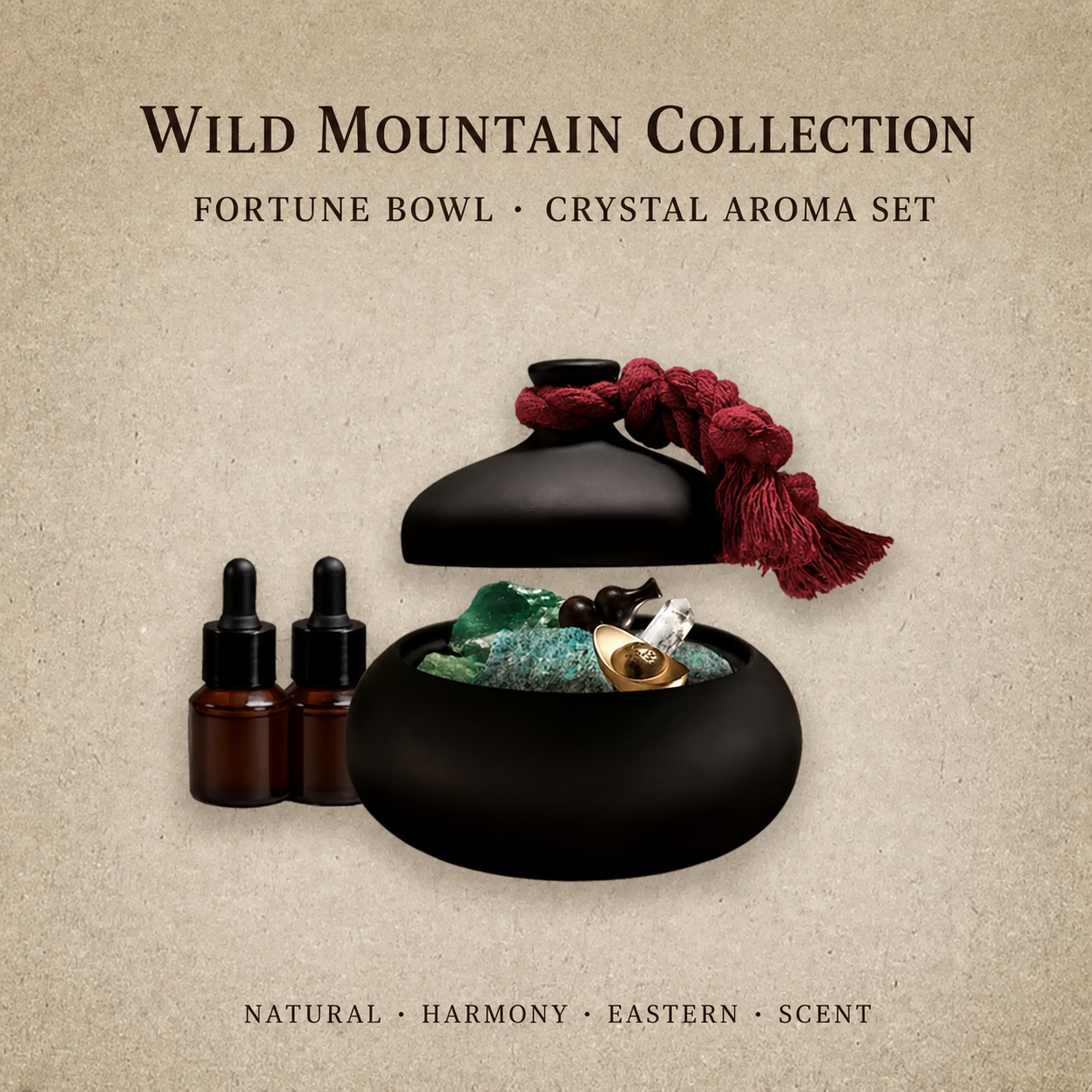Wild Mountain Crystal Aroma Gift Set