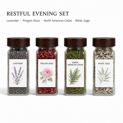 Pocket Forest Botanical Warming Sets – 120 mL Dried Herb Jars