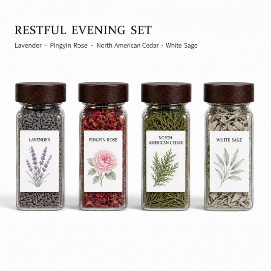 Pocket Forest Botanical Warming Sets – 120 mL Dried Herb Jars