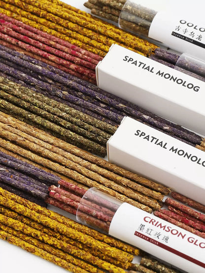 Hand-Rolled Floral Botanical Incense Sticks