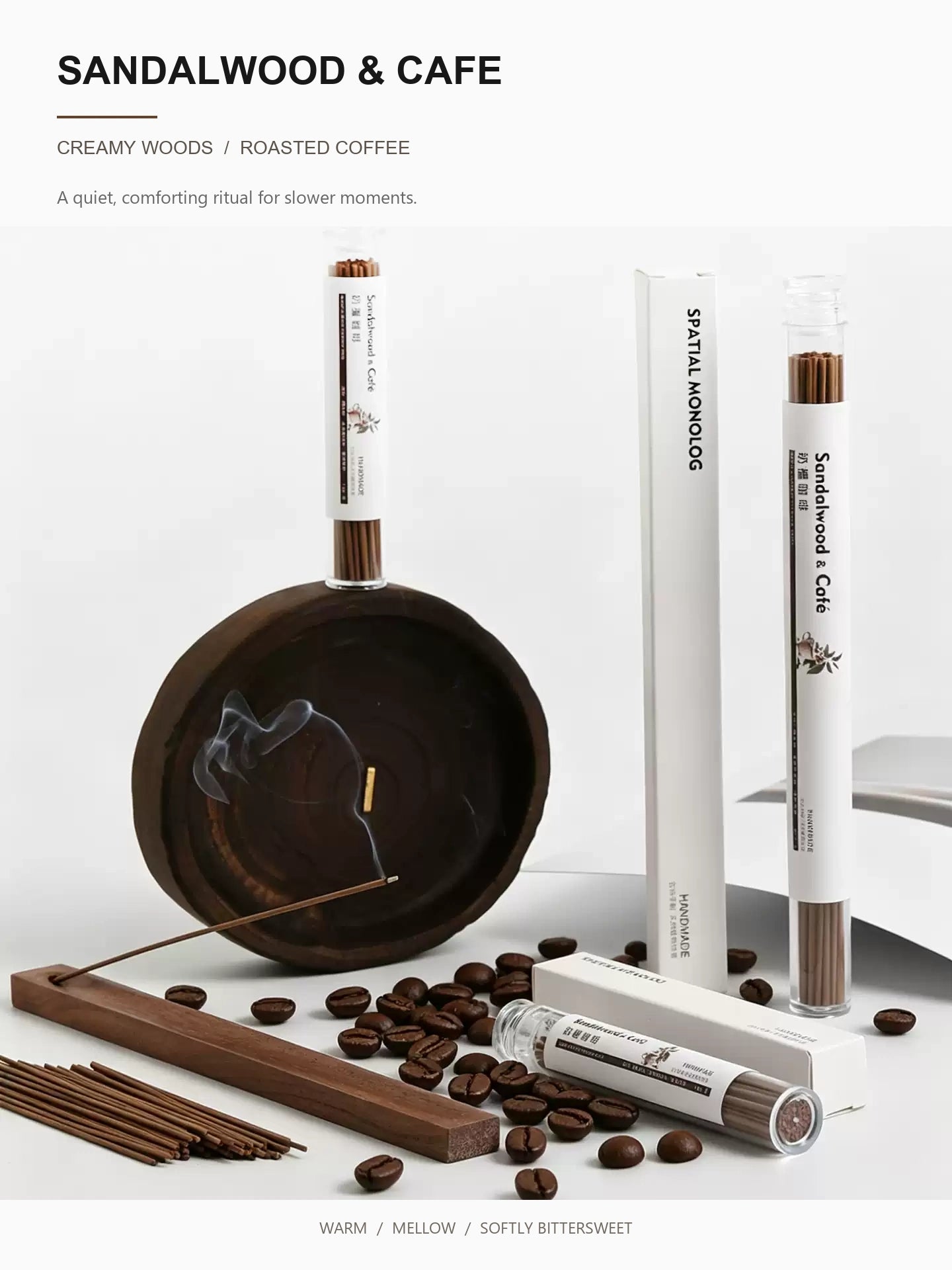 Sandalwood & Cafe Botanical Incense Sticks