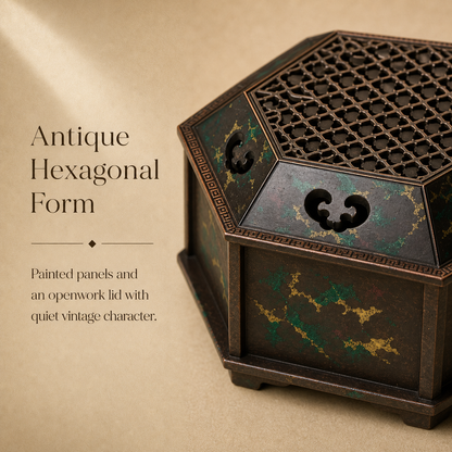 Ruyi Hexagonal Incense Burner