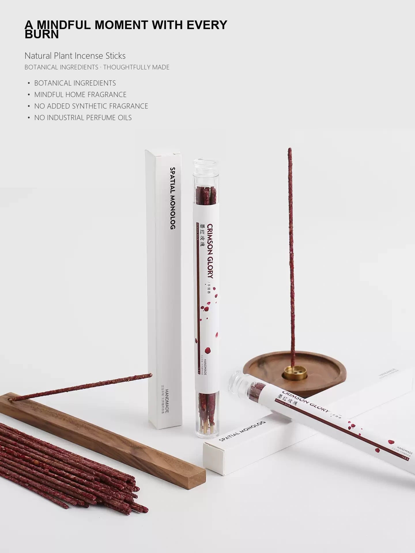 Hand-Rolled Floral Botanical Incense Sticks