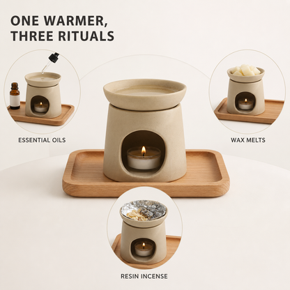 Ceramic Essential Oil & Wax Melt Warmer