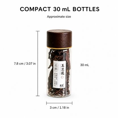 Curated Bottled Botanicals for Incense Warming