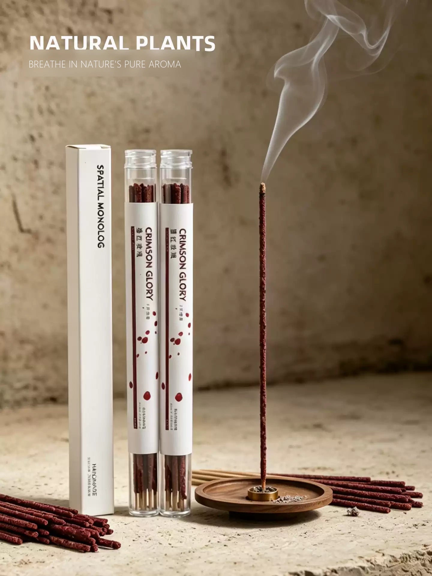 Hand-Rolled Floral Botanical Incense Sticks