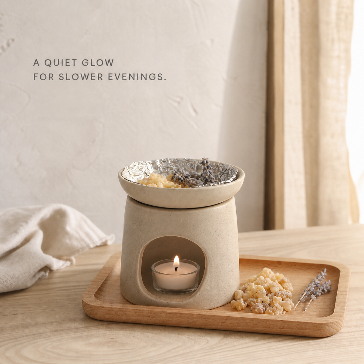 Ceramic Essential Oil & Wax Melt Warmer