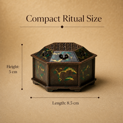 Ruyi Hexagonal Incense Burner