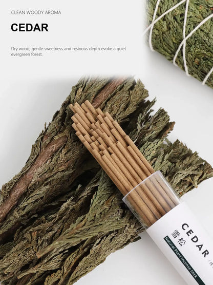 Natural Wood Botanical Incense Sticks