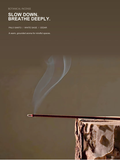 Natural Wood Botanical Incense Sticks