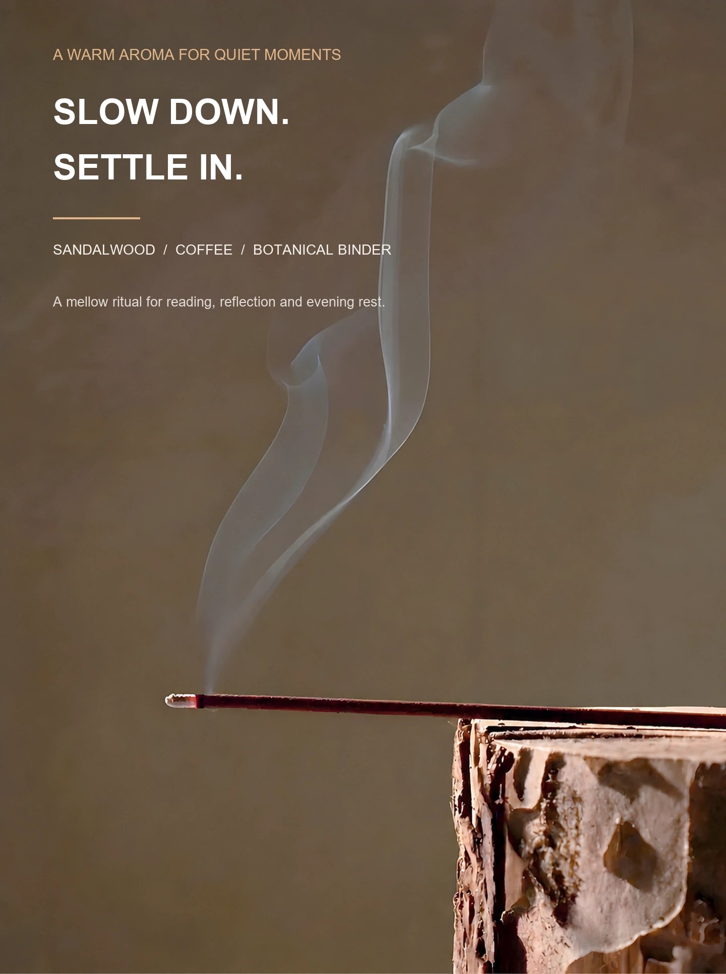 Sandalwood & Cafe Botanical Incense Sticks