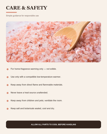 Himalayan Pink Salt Heat Buffer & Botanical Warming Sets