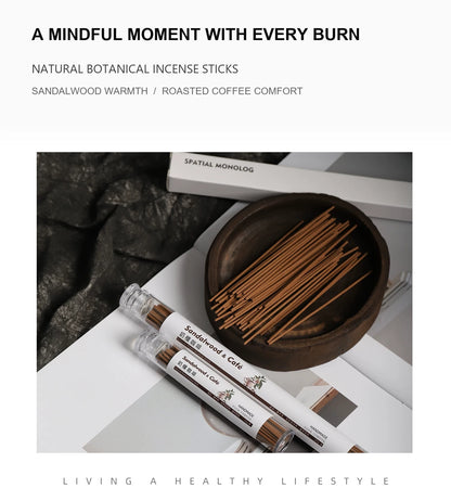 Sandalwood & Cafe Botanical Incense Sticks