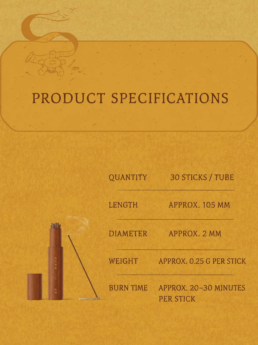 Pine Traditional Chinese Incense Sticks