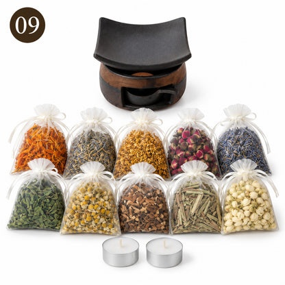 Himalayan Pink Salt Heat Buffer & Botanical Warming Sets
