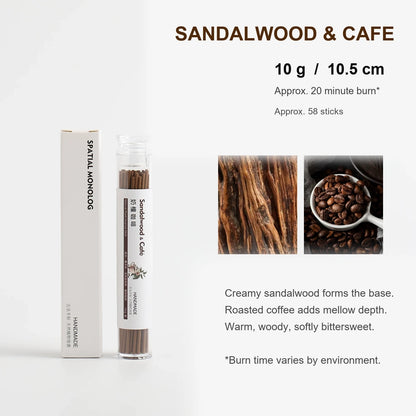 Sandalwood & Cafe Botanical Incense Sticks