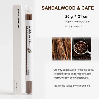 Sandalwood & Cafe Botanical Incense Sticks