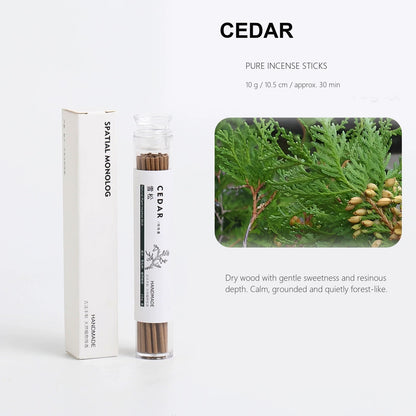 Natural Wood Botanical Incense Sticks