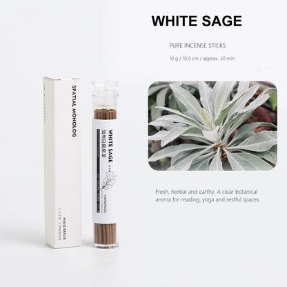 Natural Wood Botanical Incense Sticks