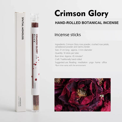 Hand-Rolled Floral Botanical Incense Sticks