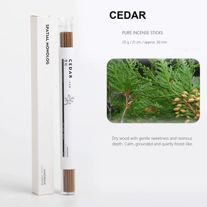 Natural Wood Botanical Incense Sticks