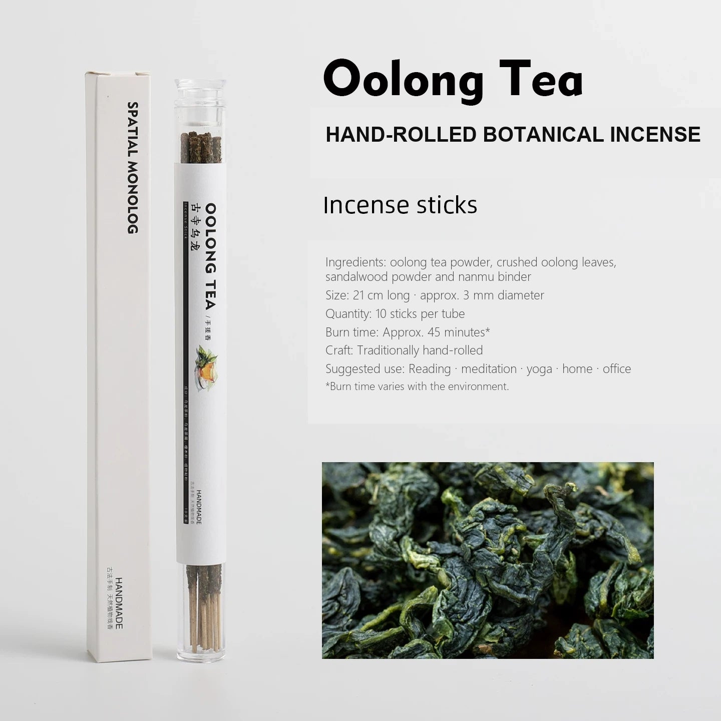 Hand-Rolled Floral Botanical Incense Sticks