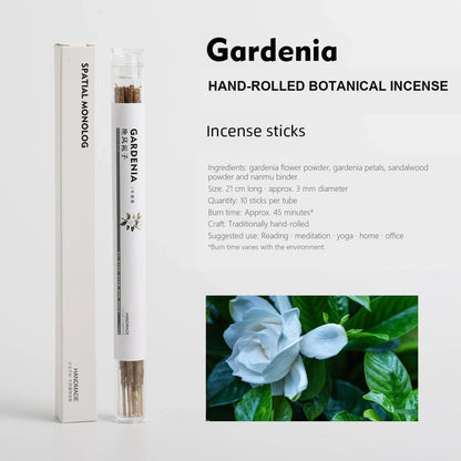 Hand-Rolled Floral Botanical Incense Sticks