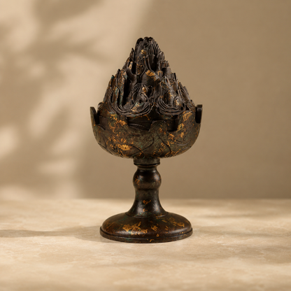 Gilded Boshan Incense Burner