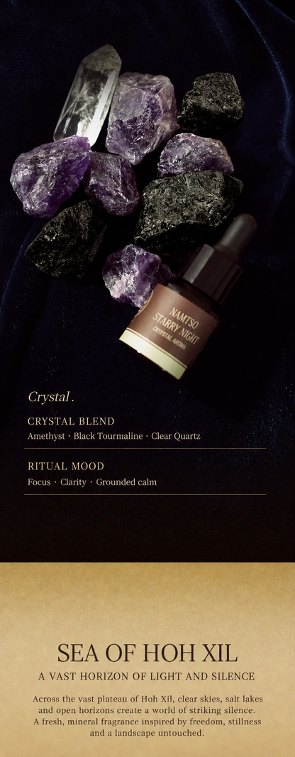 Wild Land Crystal Aroma Gift Set with Glass Dome