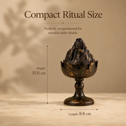 Gilded Boshan Incense Burner