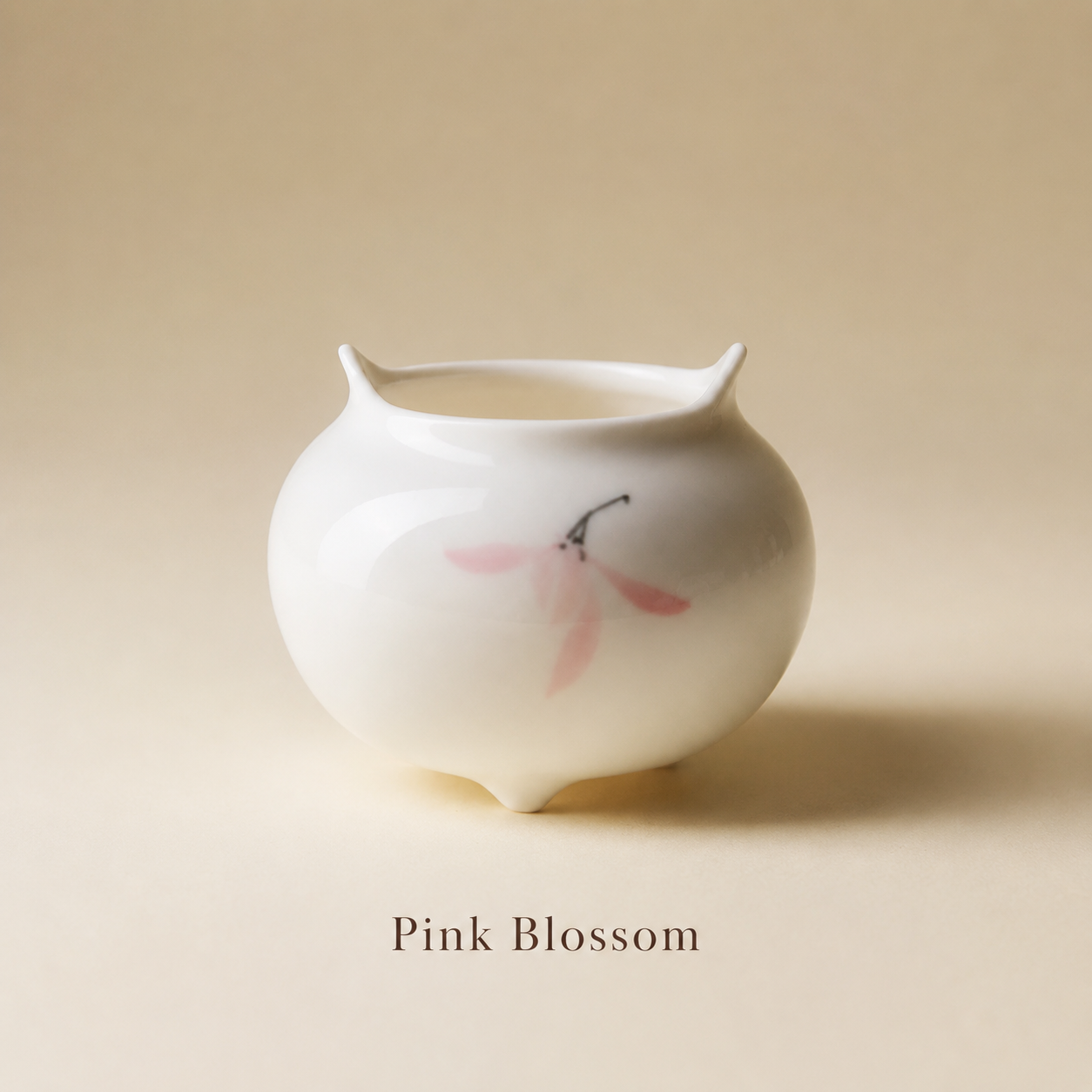 Hand-Painted Ceramic Incense Holder