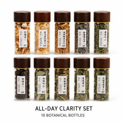Curated Bottled Botanicals for Incense Warming