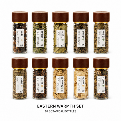 Curated Bottled Botanicals for Incense Warming