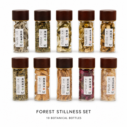 Curated Bottled Botanicals for Incense Warming