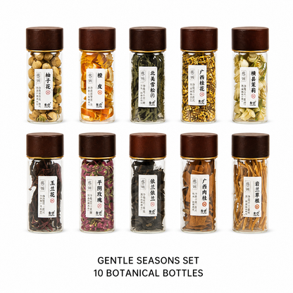 Curated Bottled Botanicals for Incense Warming