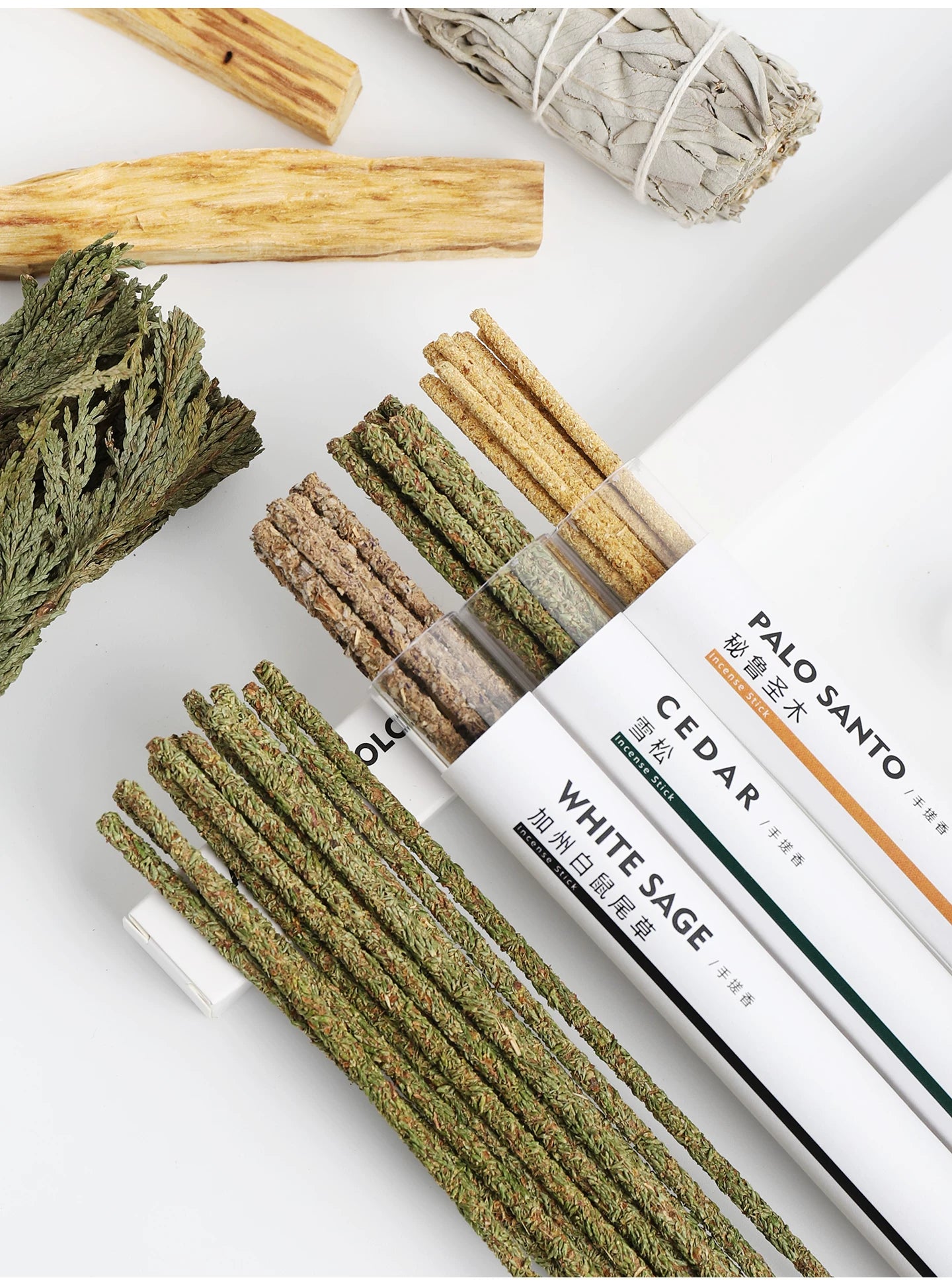 Hand-Rolled Botanical Incense Sticks