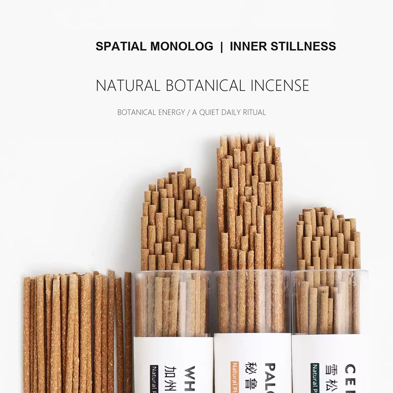 Natural Wood Botanical Incense Sticks