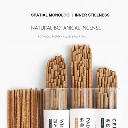Natural Wood Botanical Incense Sticks