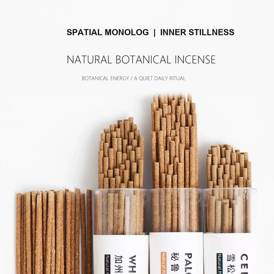 Natural Wood Botanical Incense Sticks