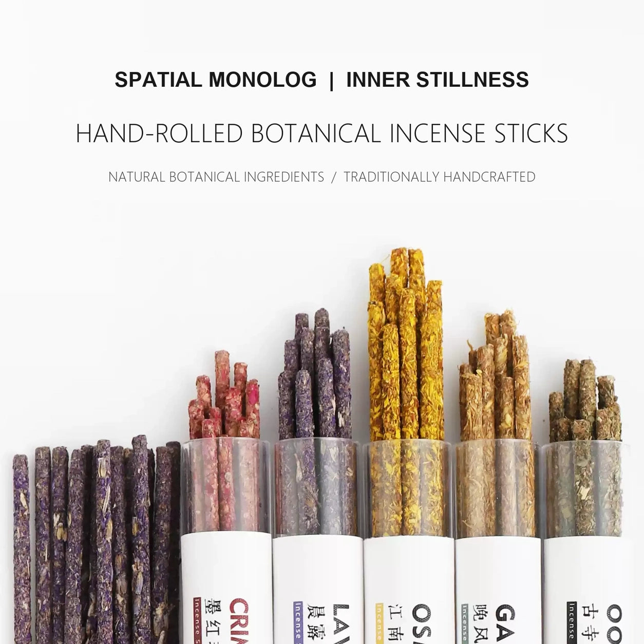 Hand-Rolled Floral Botanical Incense Sticks