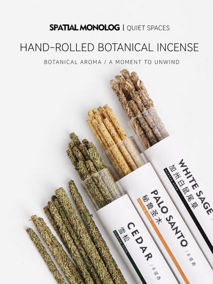 Hand-Rolled Botanical Incense Sticks