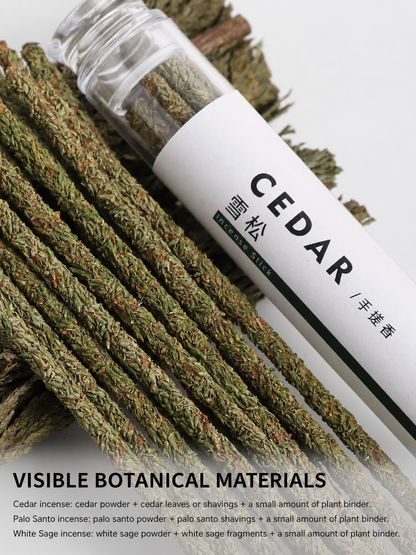 Hand-Rolled Botanical Incense Sticks