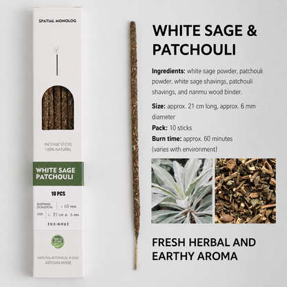 Hand-Rolled Botanical Incense Sticks