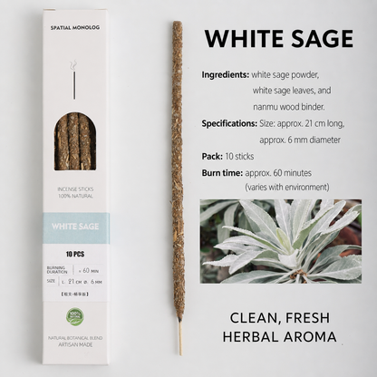Hand-Rolled Botanical Incense Sticks