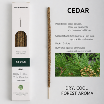 Hand-Rolled Botanical Incense Sticks